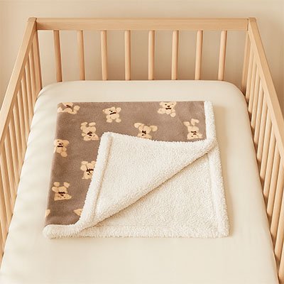 couverture poussette moelleux