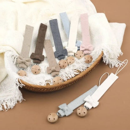 differentes couleurs pour attache tetine clip velour dans le panier