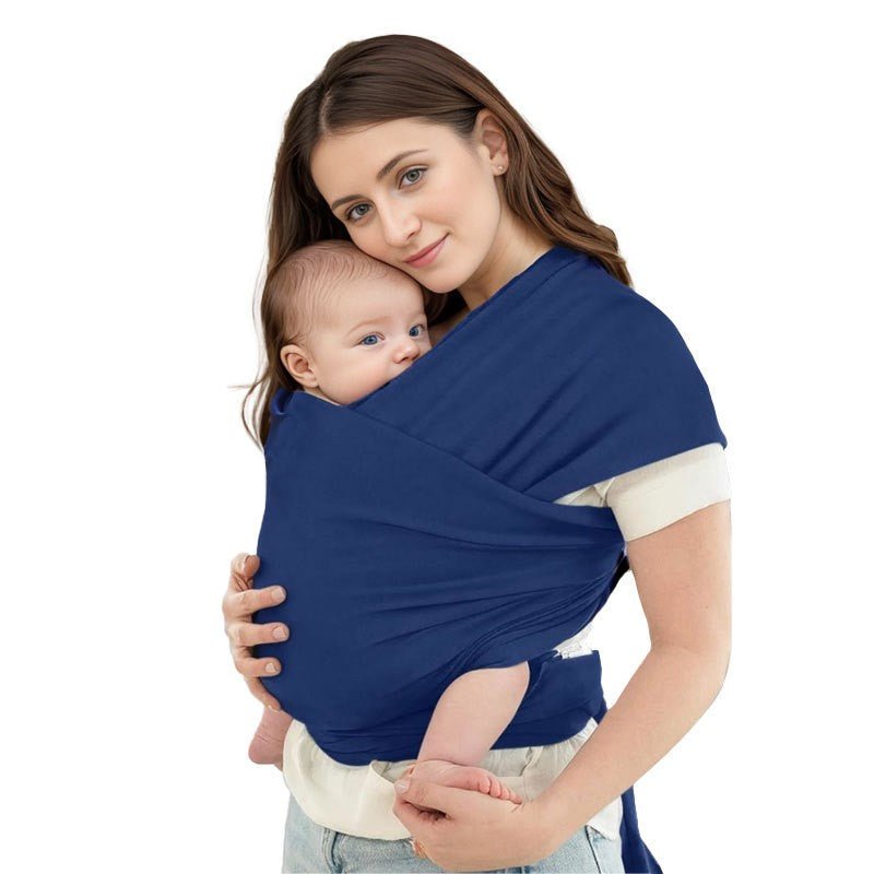 écharpe de portage bébé coton physiologique avec bébé