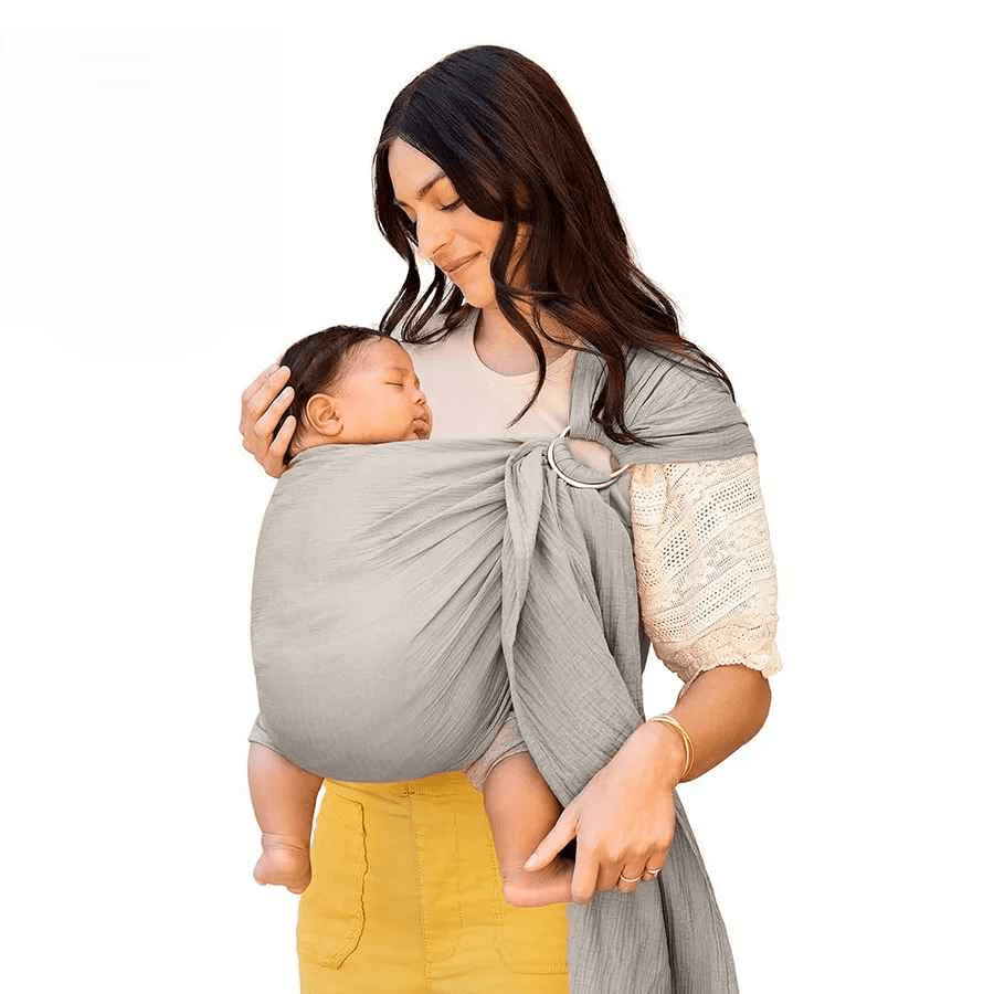écharpe de portage mains libres avec bébé