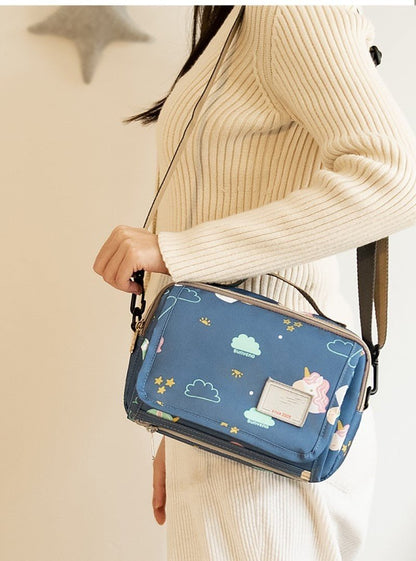 maman porte sac a langer bebe imperméable à l'épaule
