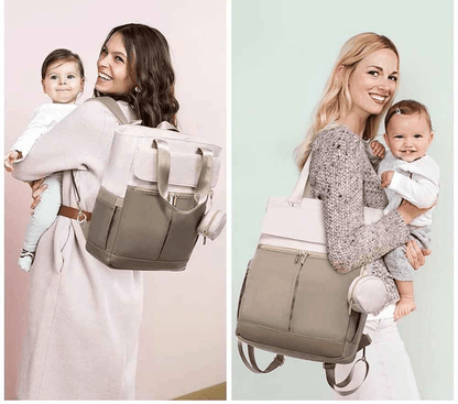 mamans portent sac a langer impermeable élégant avec leurs bébés