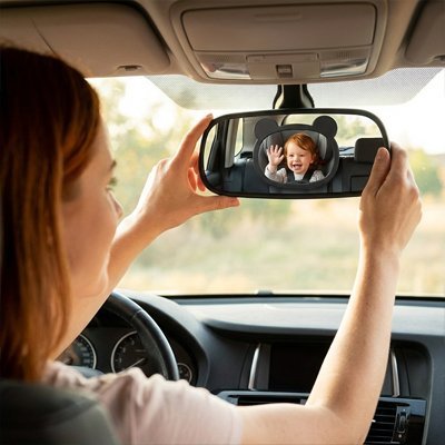 MIROIR BEBE POUR VOITURE | Vue Parfaite - Havre Bébé