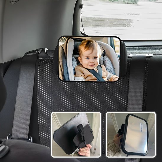 Miroir bébé voiture | Grand Angle Sécurité - Havre Bébé