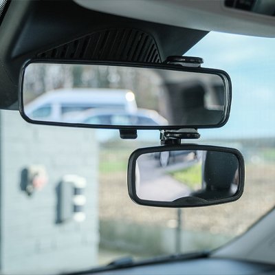 miroir voiture bebe sécurité optimale fixé sur rétroviseur avant
