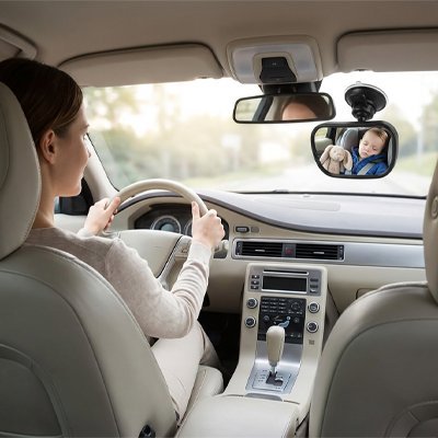 MIROIR VOITURE POUR BEBE | Incassable Sécurité - Havre Bébé