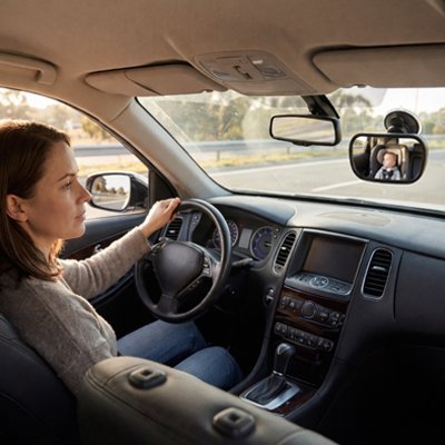 MIROIR VOITURE POUR BEBE | Incassable Sécurité - Havre Bébé