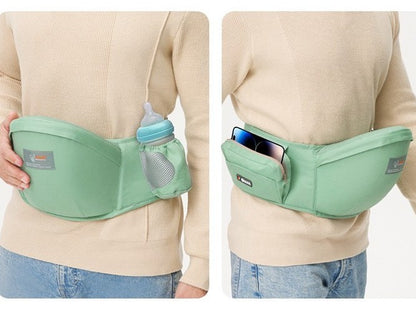 papa avec porte bébé ergonomique airgreen