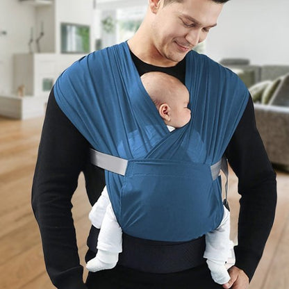 papa porte bébé en écharpe de portage élégance ergonomique