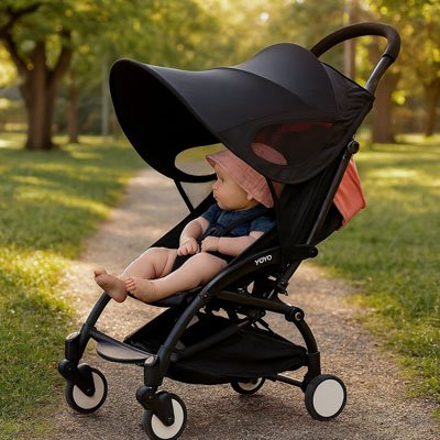 Par soleil pour poussette​ parasol sur poussette avec bébé