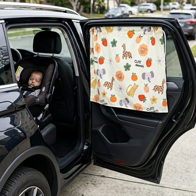 pare soleil pour voiture confort sur vitre d'auto