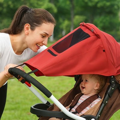 Pare soleil poussette | Ajustable - Havre Bébé