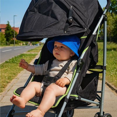 Pare soleil poussette | Protection - Havre Bébé