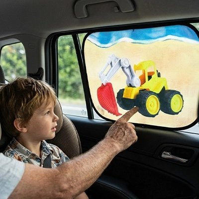 Pare soleil voiture bébé | Léger - Havre Bébé