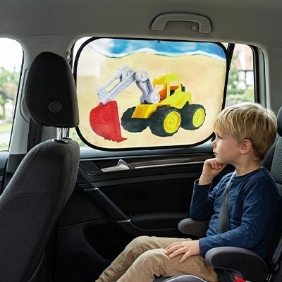 Pare soleil voiture bébé | Léger - Havre Bébé