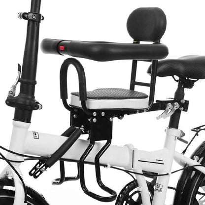 porte bebe avant velo safe fixé sur le vélo