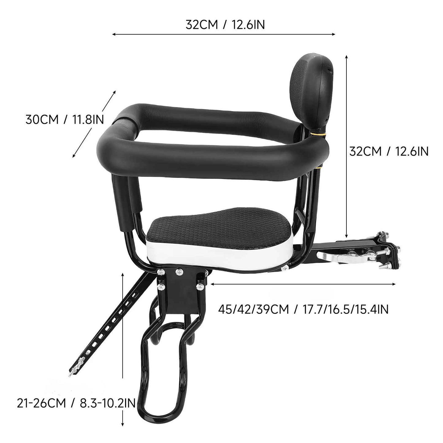 porte bebe avant velo safe la taille