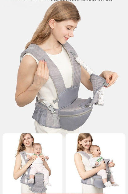 porte - bébé physiologique ergofamily installaion du bébé