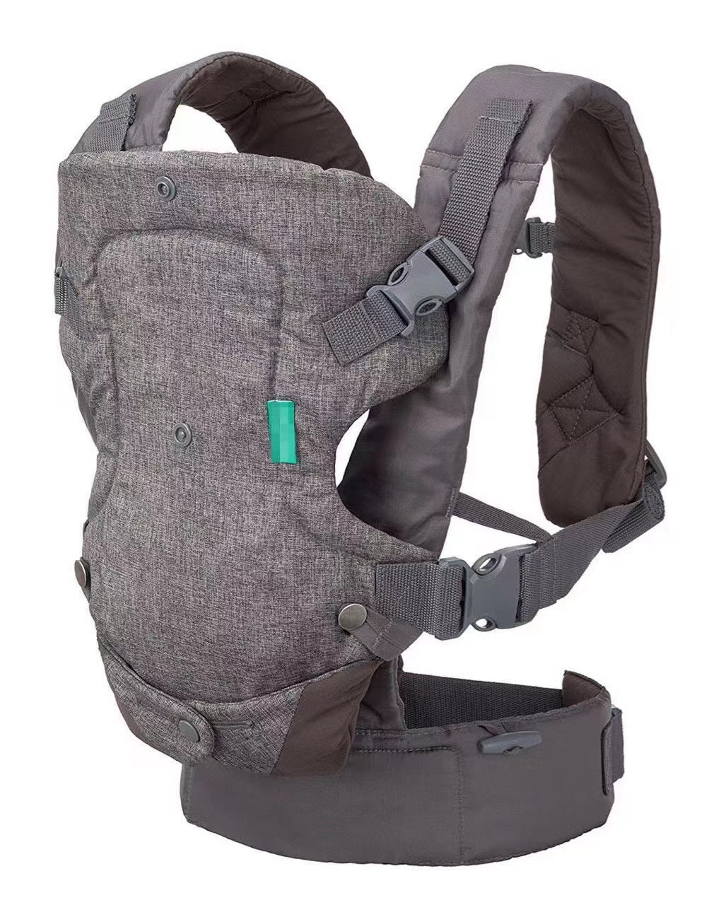 porte bébé physiologique ergonomique gris
