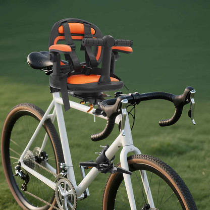 porte bébé vélo adventurer fixé sur le vélo