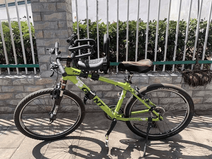 porte bebe velo avant aventure family avec vélo