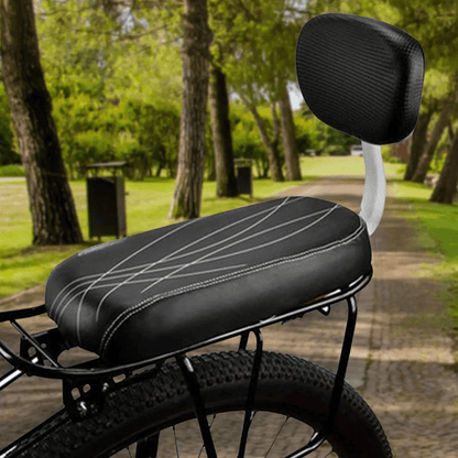 porte velo bebe comfortsafe fixé sur le vélo