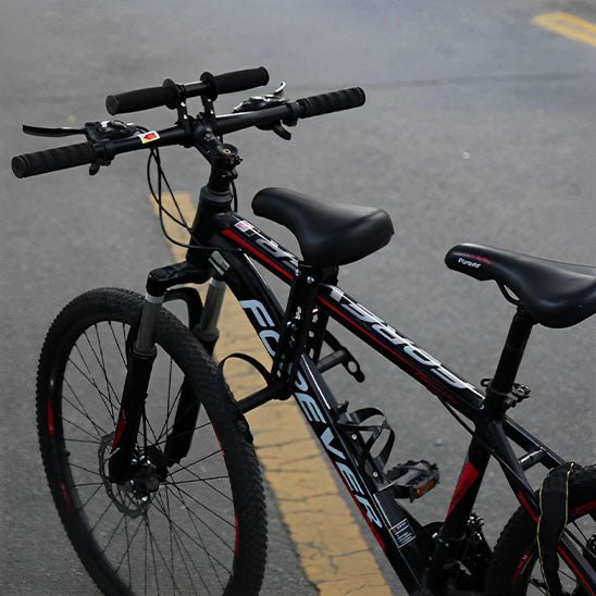 porte velo bebe ultrasécurisé avec vélo
