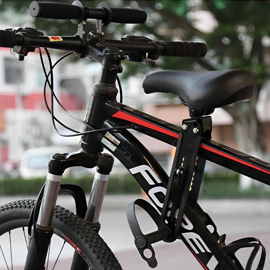porte velo bebe ultrasécurisé fixé sur le vélo