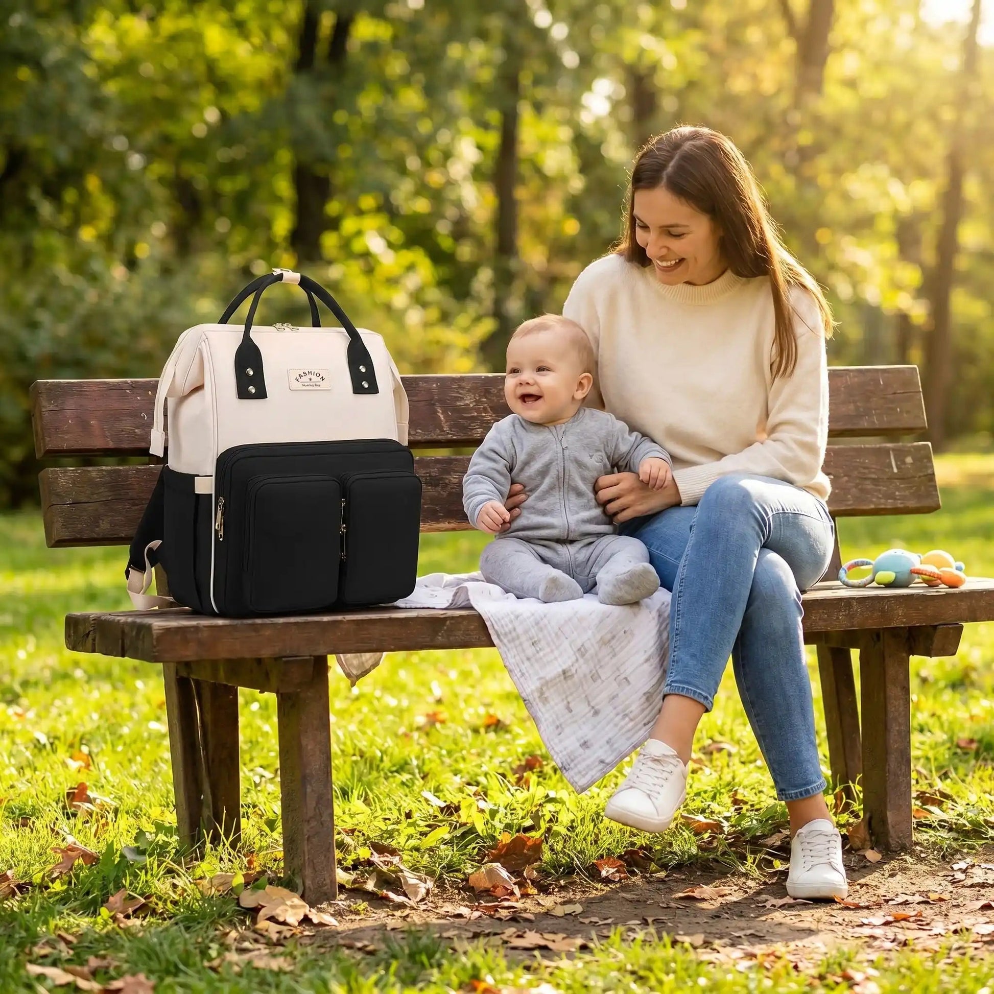 SAC A DOS A LANGER IMPERMEABLE | HappySun - Havre Bébé