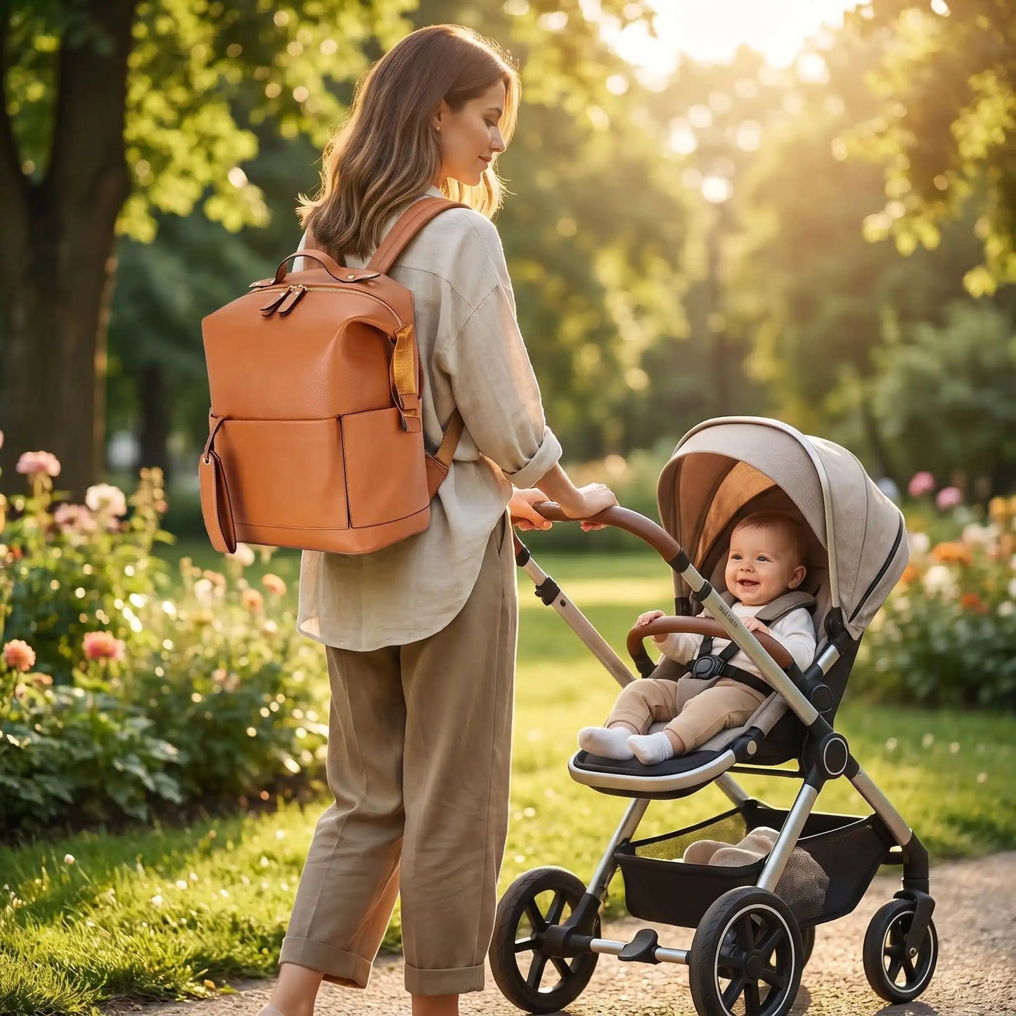 Sac à dos à langer imperméable | MomStar - Havre Bébé