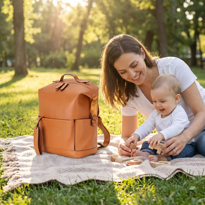 Sac à dos à langer imperméable | MomStar - Havre Bébé