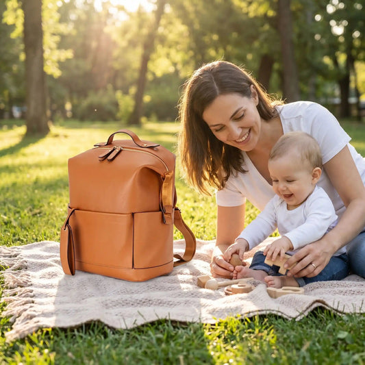 Sac à dos à langer imperméable | MomStar - Havre Bébé