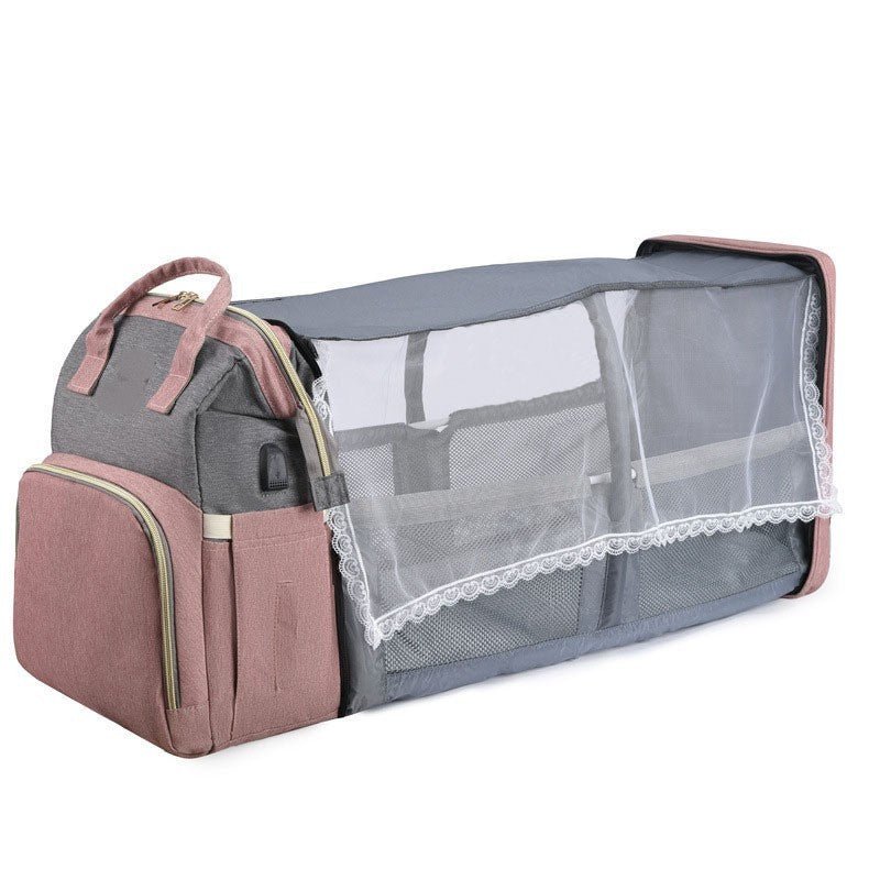 sac a dos a langer multifonction comme lit