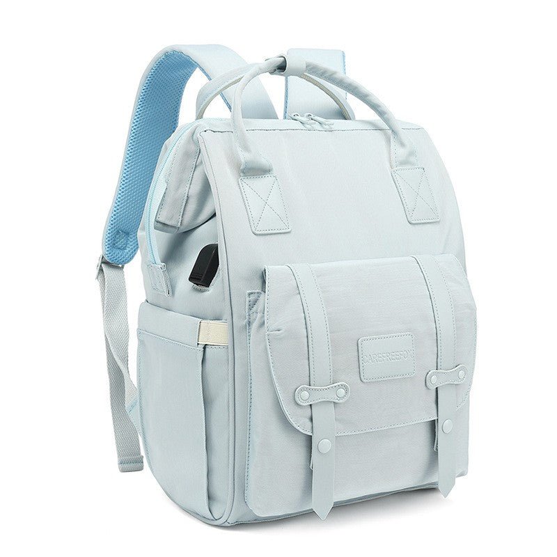 sac a dos a langer voyageur bleu