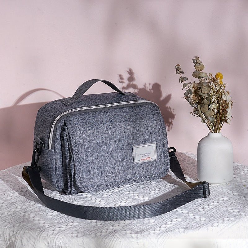 sac a langer bebe imperméable gris