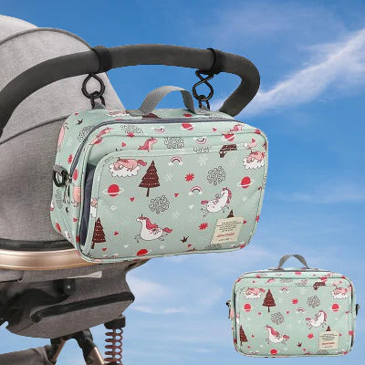 sac a langer chic babybag fixé sur a poussette