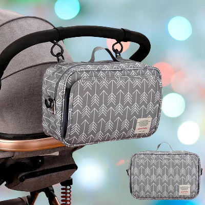sac a langer happy chic babybag flèches attaché à la poussette