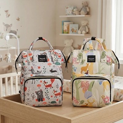sac à langer imperméable multipoches différents motifs
