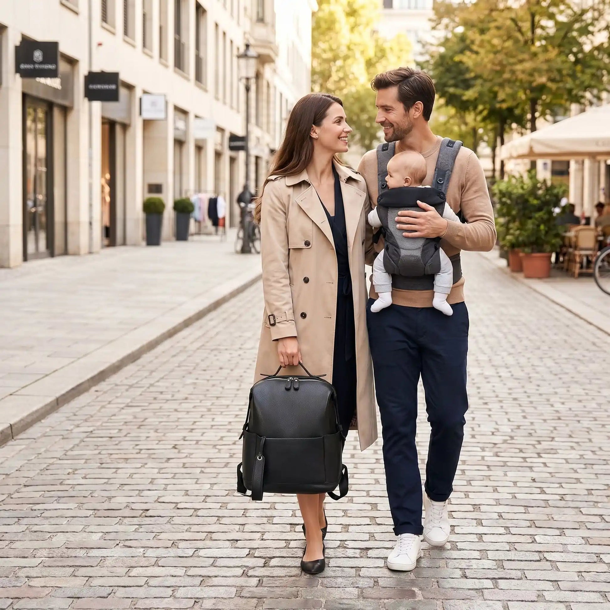 SAC A LANGER IMPERMEABLE NOIR | MomSmart - Havre Bébé
