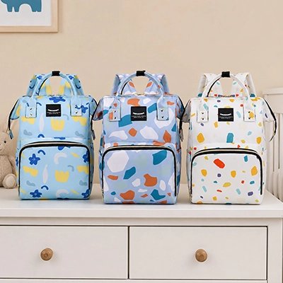 sac à langer imperméable stylé différents motifs