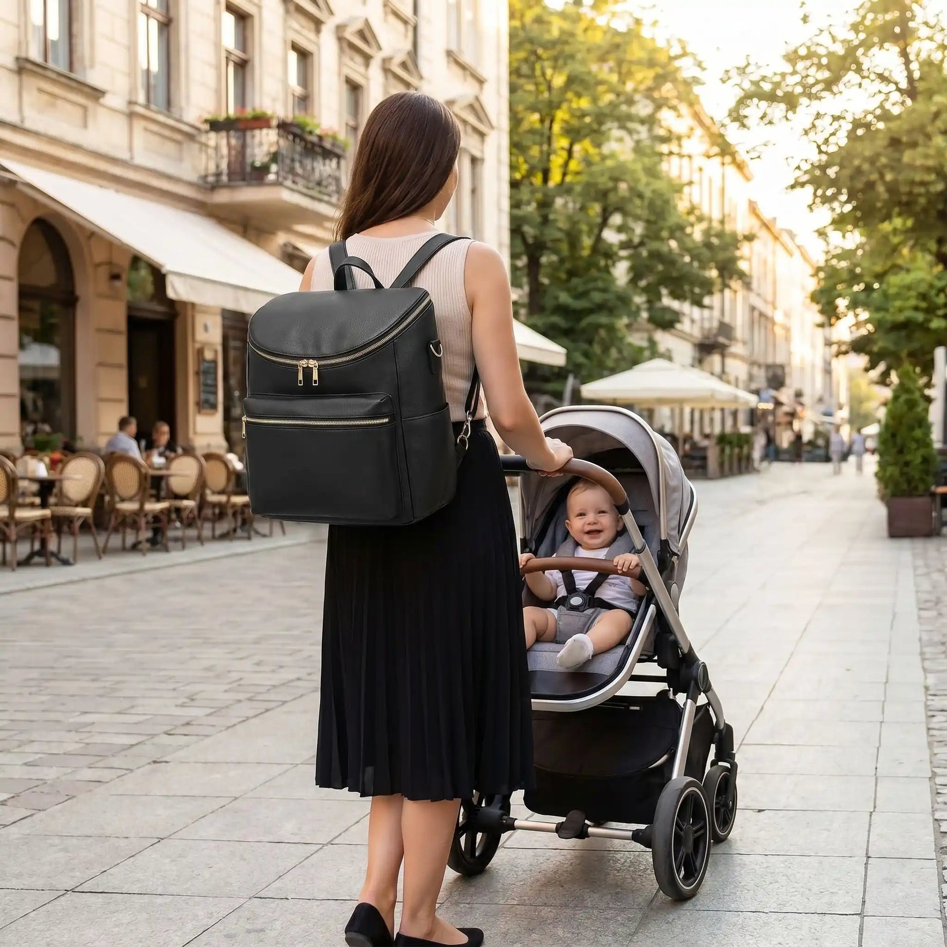 Sac à langer poches imperméable | HappyMom - Havre Bébé