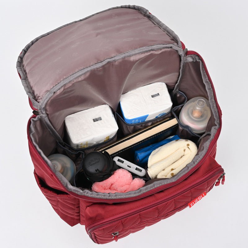  sac a langer élégance brodée rangement intérieur 
