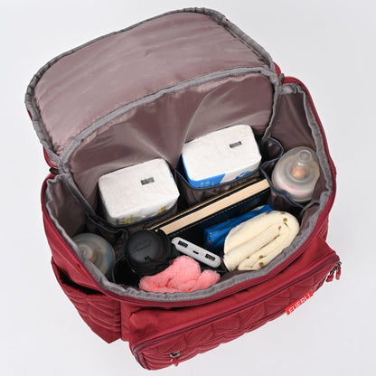  sac a langer élégance brodée rangement intérieur 