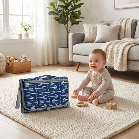 Tapis à langer de voyage | Imperméable - Havre Bébé