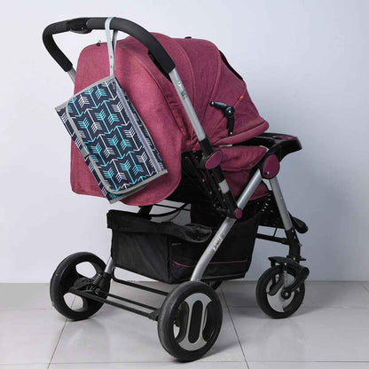Tapis à langer nomade avec poche | Flèches - Havre Bébé