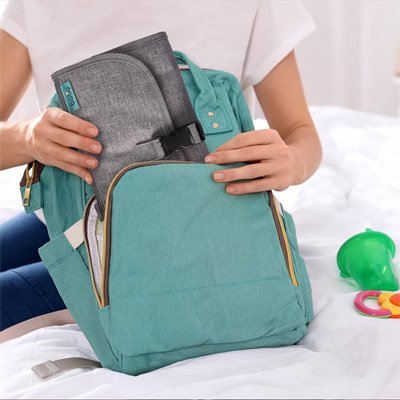 Tapis à langer nomade avec rangement | Hygiénique - Havre Bébé