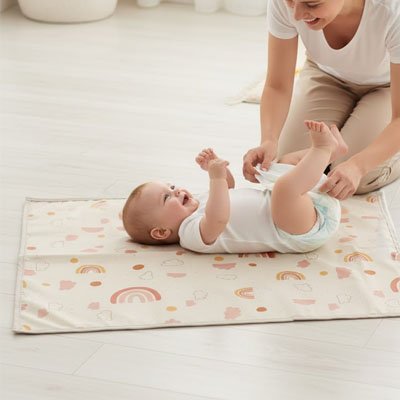 TAPIS A LANGER NOMADE BEBE | Waterproof - Havre Bébé
