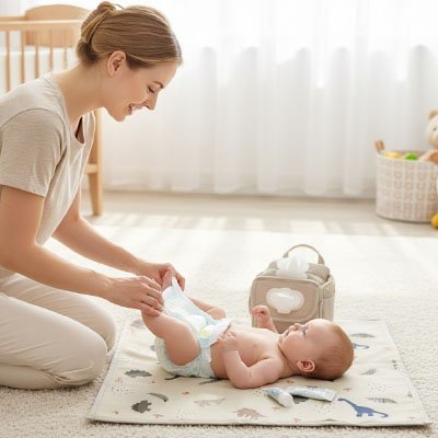 Tapis à langer nomade | Compact - Havre Bébé