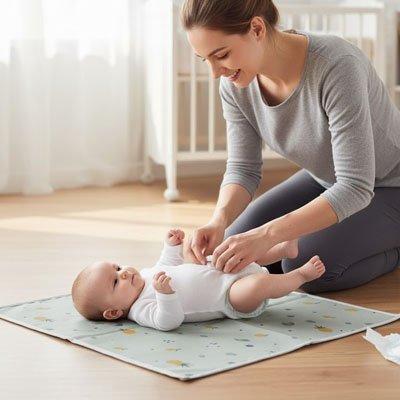 Tapis à langer nomade | Compact - Havre Bébé