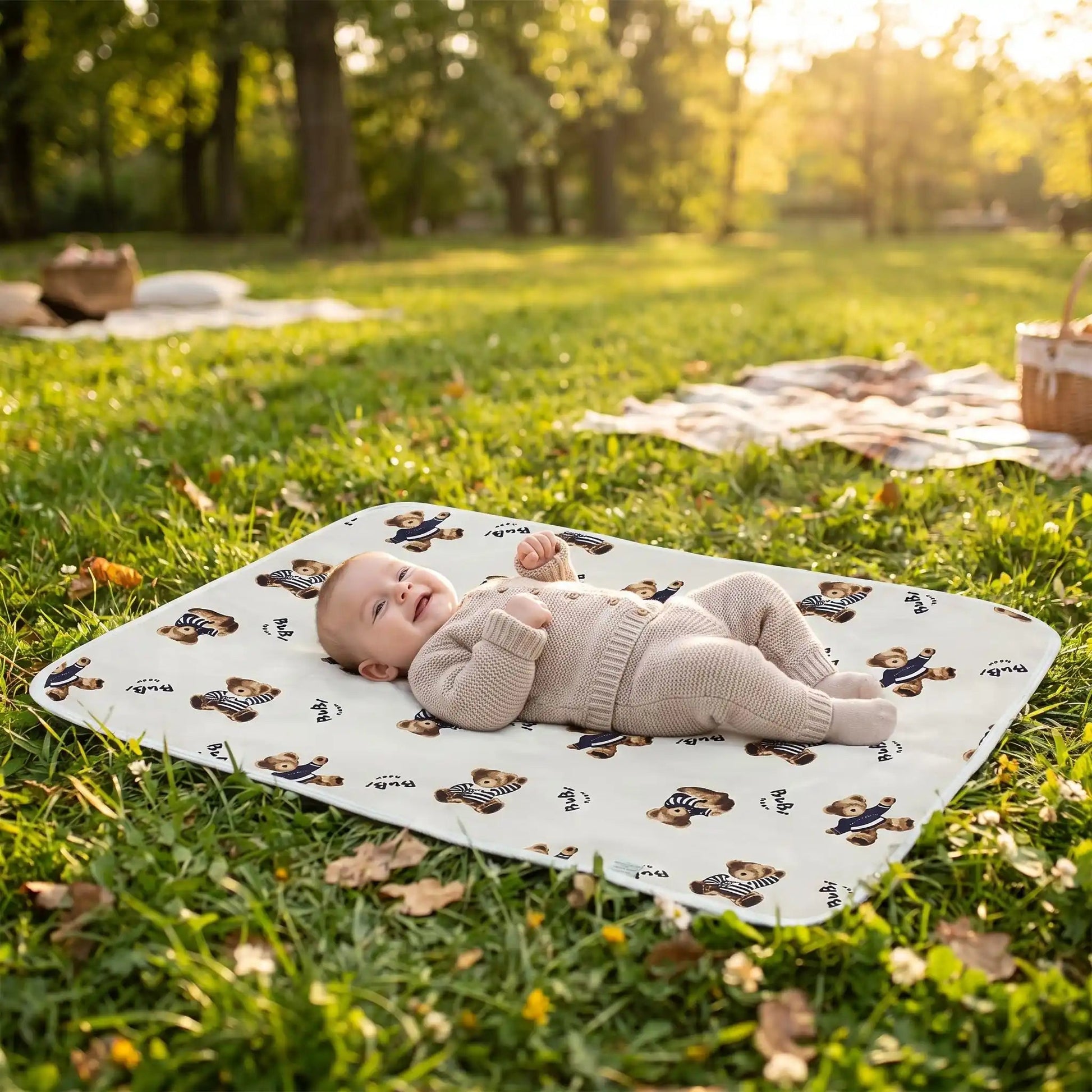 Tapis à langer pour bébé | Réutilisable - Havre Bébé